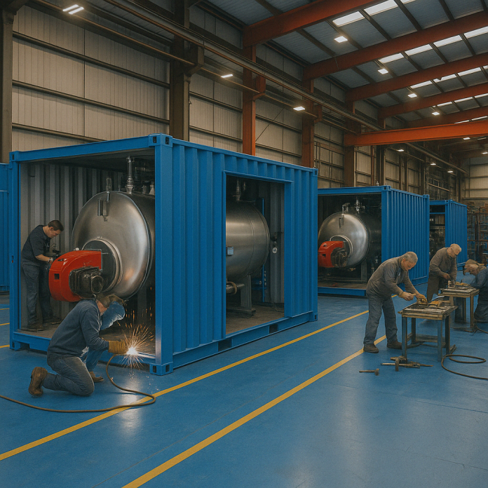 VKS Alquiler Calderas · Alquiler / Renting de Calderas Industriales en Container / Contenedor en Tarragona